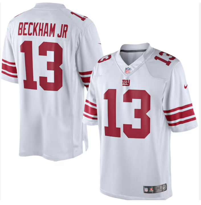 Men Nike Odell Beckham Jr. white New York Giants 2026 NFL Game Jersey